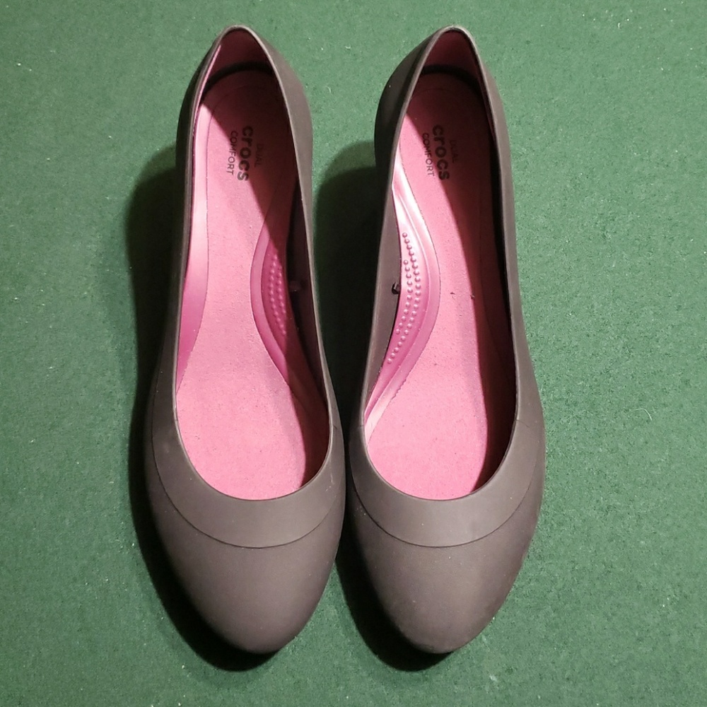 Crocs Dual Comfort Wedges New Never Used